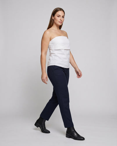 Damen luftiges Bandeau-Top mit elegantem Schnitt