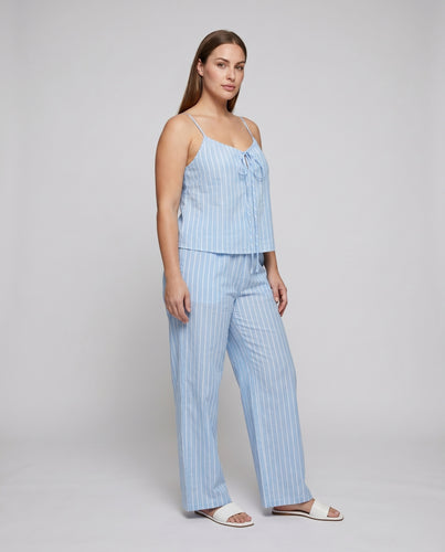 Damen Schlafanzug Set mit leichtem Top und komfortabler Hose