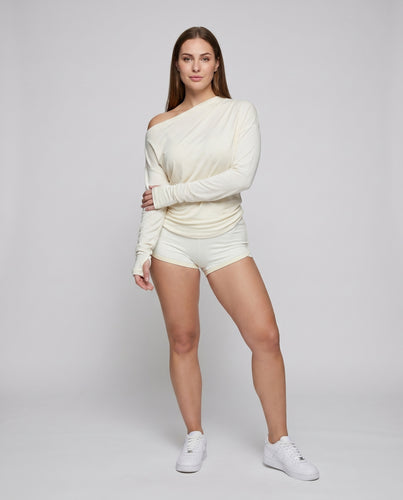 Damen lässiges Longsleeve mit innovativem Schnitt und komfortabler Passform EB