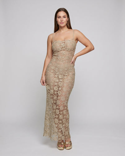 Damen Spitzenkleid mit schicker Figurumschmeichelnder Passform EB