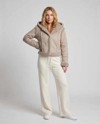 Damen Elegante und weit geschnittene Palazzohose EB