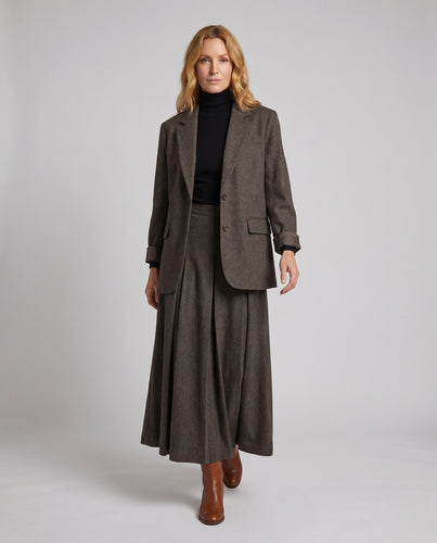 Damen Elegantes Blazer- und Rockensemble EB