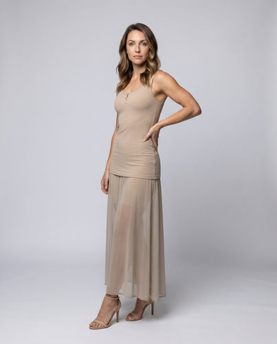 Damen Elegantes Top mit figurbetontem Schnitt und dekorativen Knöpfen EB