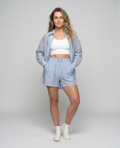 Damen Lässiges Hemd mit Rock-Set EB