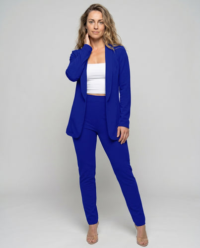 Damen Elegantes und komfortables Blazer-Jumpsuit EB