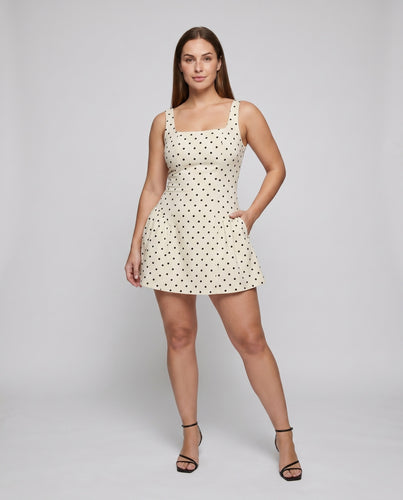 Damen Verspieltes Sommerkleid mit trendigem Punkte-Design