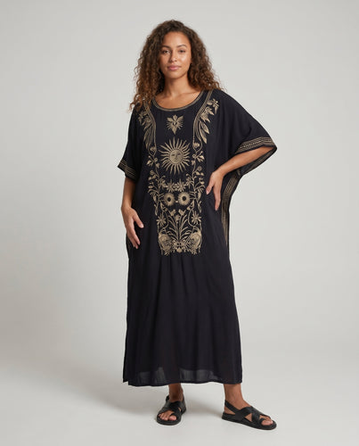 Damen Kaftan mit kunstvollen Verzierungen EB