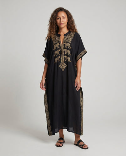 Damen Kaftan mit kunstvoller Bestickung und elegantem Schnitt EB