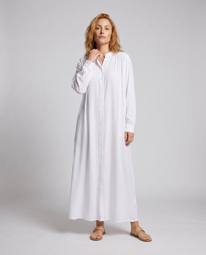 Damen Maxikleid mit seitlichen Schlitzen und elegantem Schnitt Heidi Mode