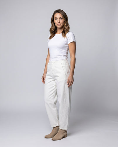 Damen Sweatpant im entspannten Schnitt mit hochwertigen Details