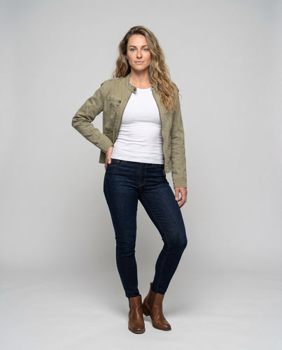 Damen Trendige Bomberjacke im stylischen Casual-Look