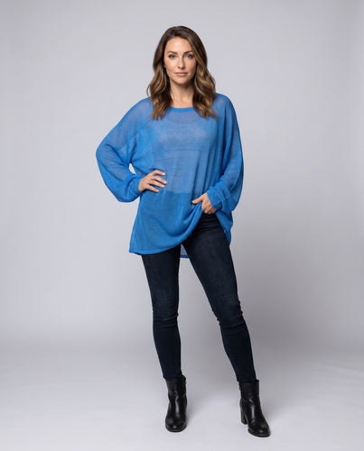 Damen luftige Sommer-Strickjacke