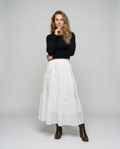 Damen luftiges Sommerkleid mit voluminösem Schnitt