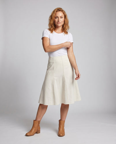 Damen Midikleid mit fließendem Schnitt