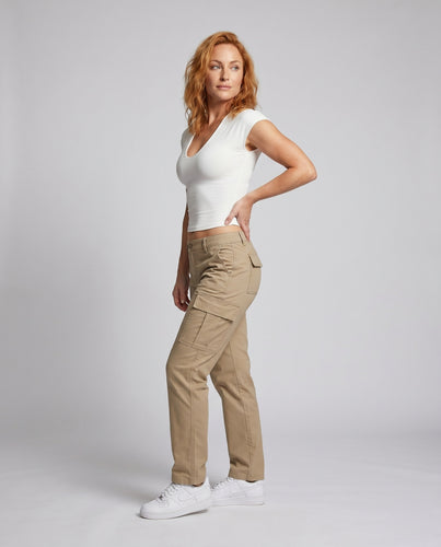Damen figurbetontes Basic-Oberteil mit elegantem V-Ausschnitt