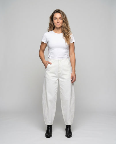Damen komfortable Cargohose mit seitlichen Eingrifftaschen