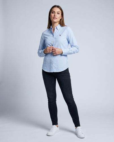 Damen lässige Oversized-Bluse aus leichtem Stoff mit feiner Streifenstruktur