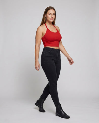 Damen Sport-Bikini-Oberteil mit verstellbaren Trägern und elegantem Schnitt