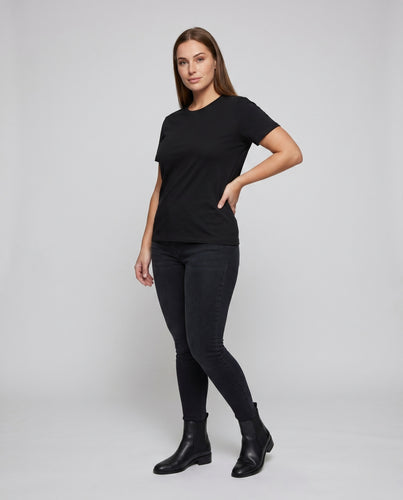 Damen T-Shirt aus biologischer Baumwolle mit komfortablem Schnitt