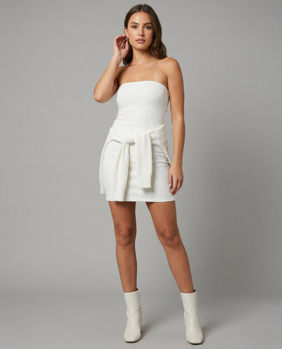 Damen figurbetontes Strandkleid mit raffiniertem Wickeldesign