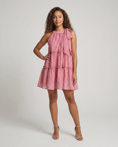 Damen luftiges Rüschensommerkleid
