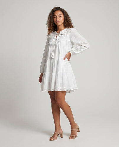Damen Luftiges Sommerkleid mit Rüschendetails