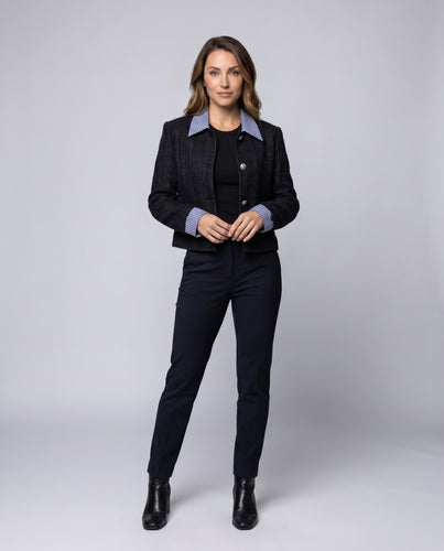 Damen Modischer Boucle-Blazer im angesagten Look