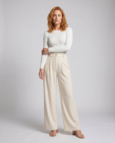 Damen Weite Hose mit elegantem Schnitt und praktischen Taschen