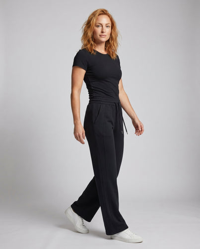 Damen Weite Sweatpants mit elastischem Bund und lässigem Schnitt