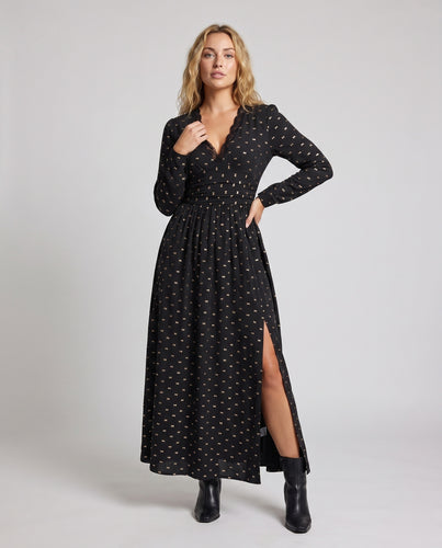 Damen elegantes Maxikleid mit Spitzenrand und figurbetontem Schnitt