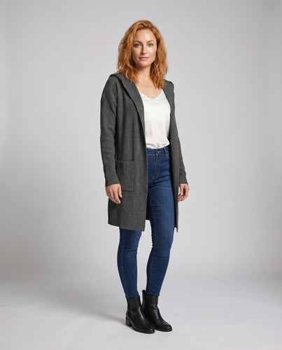 Damen Strickjacke mit lässigem Schnitt und praktischen Taschen