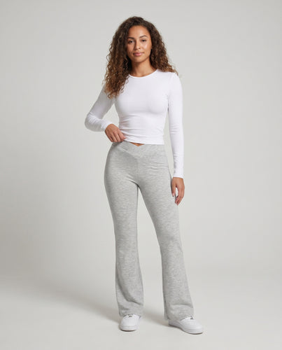 Damen weite Freizeit-Hose mit elastischem Bund
