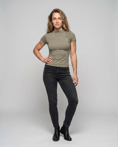Damen Cami-Oberteil mit verspielten Schnürdetails und tailliertem Schnitt