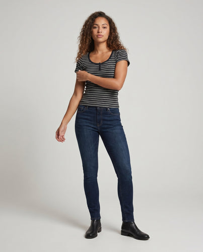 Damen Figurbetontes Kurzarmshirt mit Noppenstruktur und modischem Druck