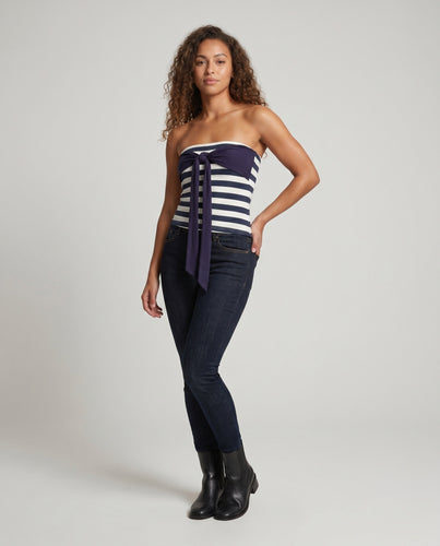 Damen gestreifter Bindedessous von
