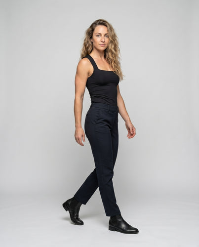 Damen eng anliegendes Top mit breiten Trägern EB