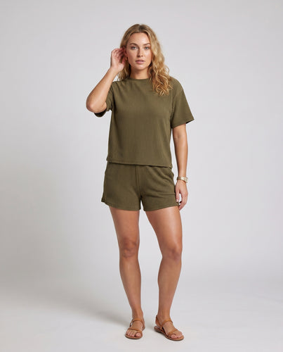 Damen Freizeitanzug mit lockerem Schnitt und gestreiftem Design EB