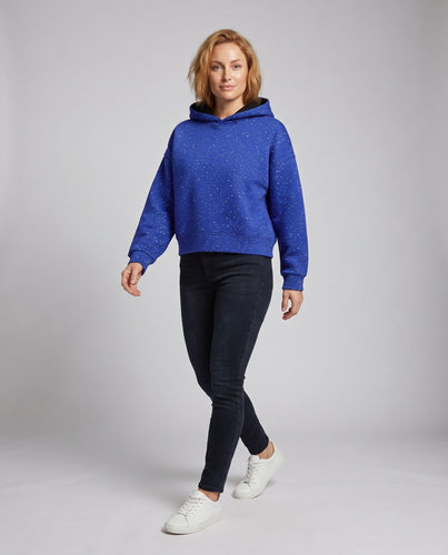 Damen Hoodie mit funkelndem Sternenmotiv EB