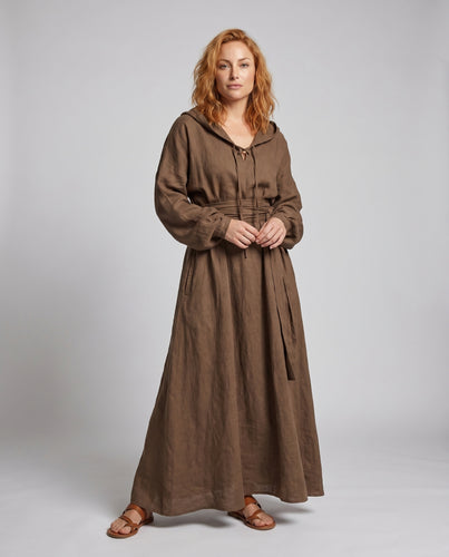 Damen Hoodiekleid mit eleganter Silhouette EB