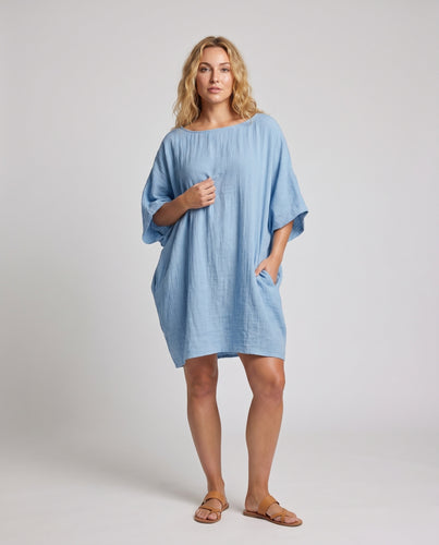 Damen Leichtes, luftig geschnittenes Sommerkleid EB