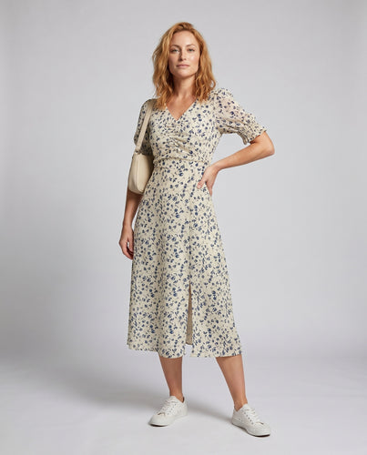 Damen Blumenkleid
