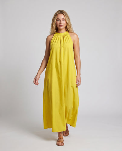 Damen Casual Maxikleid mit asymmetrischem Ausschnitt und fließendem Rock