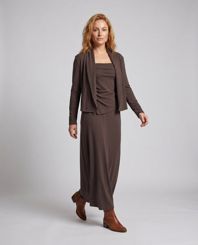 Damen Elegant geschnittenes Maxikleid mit multifunktionalem Oberteil