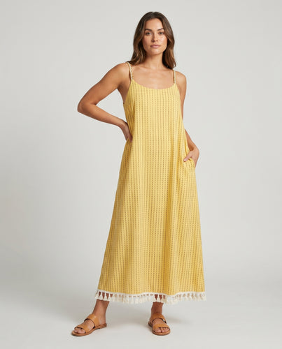 Damen Langärmliges Sommerkleid mit raffinierten Details