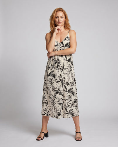 Damen luftiges Maxikleid mit Floralprint