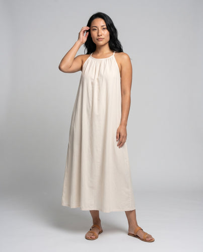 Damen Luftiges Spaghettiträger-Maxikleid