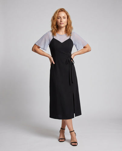 Damen Maxikleid mit elegante schulterfreie Bluse und Raffung