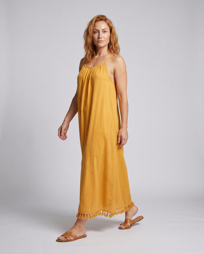 Damen Maxikleid mit raffinierter Faltenstruktur und zarten Details