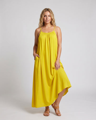 Damen Maxikleid mit tiefem Rückenausschnitt und zartem Trägerdesign