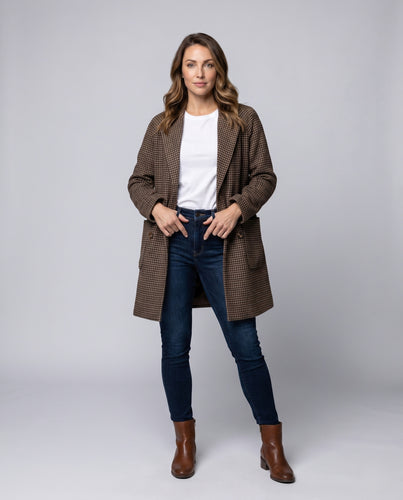 Damen Modischer Karottenblazer EB
